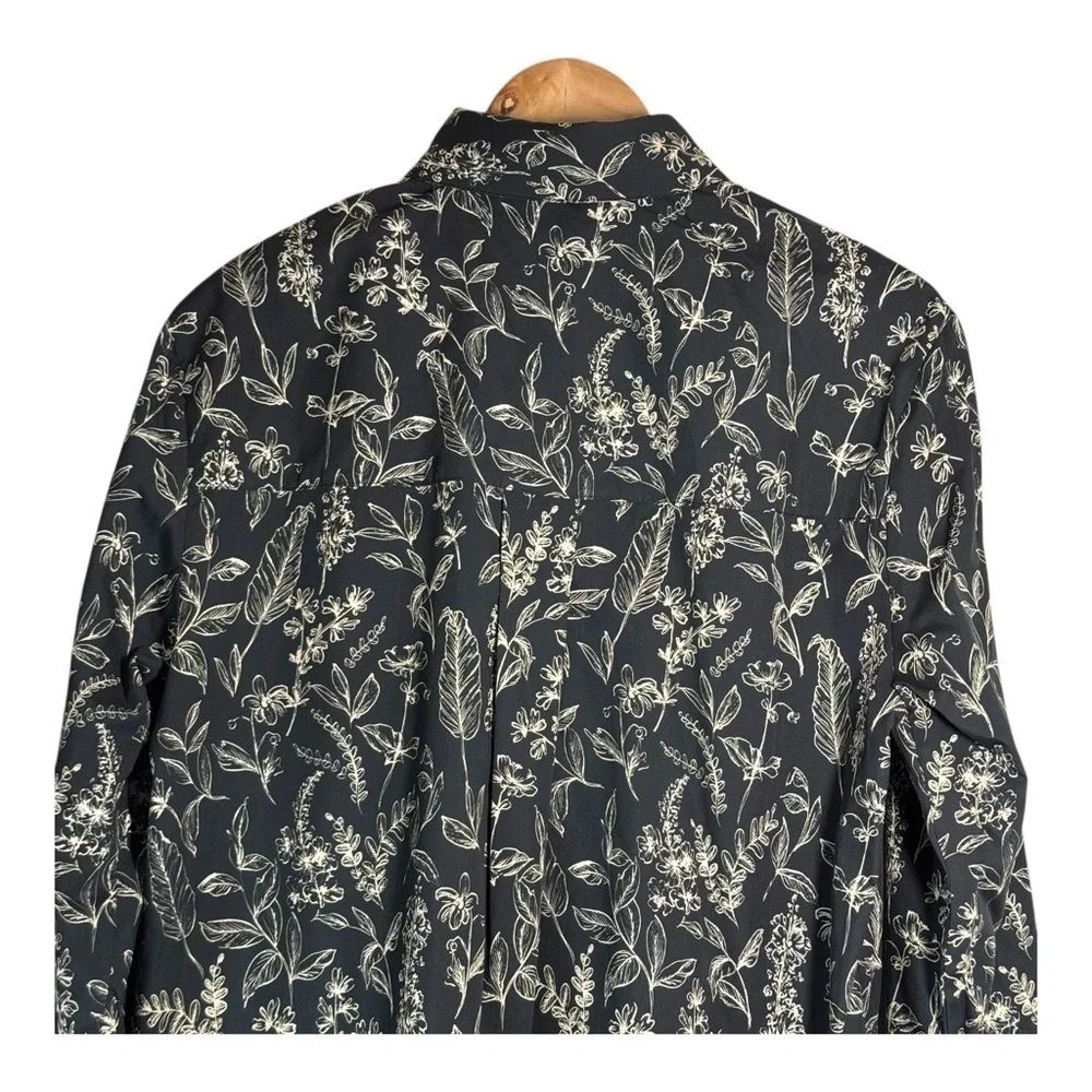 Thakoon Botanical Print Long Sleeve Cotton & Silk
Shirtdress NWT - Picture 6 of 7